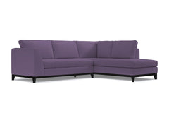 Mulholland Drive 2pc Sleeper Sectional :: Leg Finish: Espresso / Configuration: RAF - Chaise on the Right / Sleeper Option: Memory Foam Mattress
