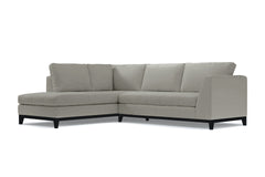Mulholland Drive 2pc Velvet Sleeper Sectional :: Leg Finish: Espresso / Configuration: LAF - Chaise on the Left / Sleeper Option: Deluxe Innerspring Mattress