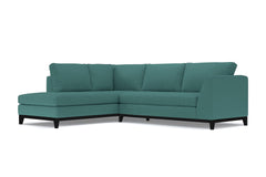 Mulholland Drive 2pc Sleeper Sectional :: Leg Finish: Espresso / Configuration: LAF - Chaise on the Left / Sleeper Option: Deluxe Innerspring Mattress
