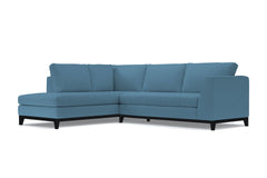 Mulholland Drive 2pc Sleeper Sectional :: Leg Finish: Espresso / Configuration: LAF - Chaise on the Left / Sleeper Option: Deluxe Innerspring Mattress