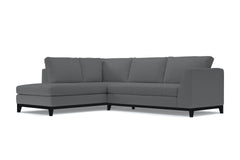 Mulholland Drive 2pc Sleeper Sectional :: Leg Finish: Espresso / Configuration: LAF - Chaise on the Left / Sleeper Option: Deluxe Innerspring Mattress