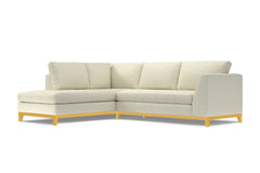 Mulholland Drive 2pc Sleeper Sectional :: Leg Finish: Natural / Configuration: LAF - Chaise on the Left / Sleeper Option: Deluxe Innerspring Mattress