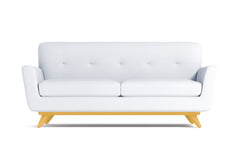 Carson Apartment Size Sofa :: Leg Finish: Natural / Size: Apartment Size - 72&quot;w