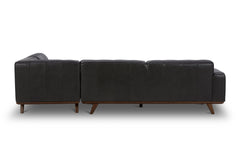 Normandie 2pc Leather Sectional Sofa :: Configuration: RAF - Chaise on the Right