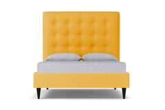 Palmer Upholstered Bed :: Leg Finish: Espresso / Size: Queen Size