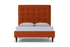 Palmer Upholstered Bed :: Leg Finish: Espresso / Size: Queen Size