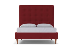 Palmer Upholstered Bed :: Leg Finish: Pecan / Size: King
