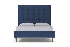 Palmer Upholstered Bed :: Leg Finish: Pecan / Size: King