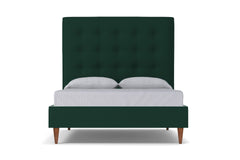 Palmer Upholstered Bed :: Leg Finish: Pecan / Size: King