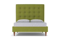 Palmer Upholstered Bed :: Leg Finish: Pecan / Size: King