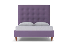 Palmer Upholstered Bed :: Leg Finish: Pecan / Size: King