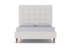 Palmer Upholstered Bed :: Leg Finish: Pecan / Size: King