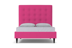 Palmer Upholstered Bed :: Leg Finish: Espresso / Size: Full Size