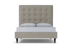 Palmer Upholstered Bed :: Leg Finish: Espresso / Size: Queen Size