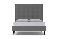 Palmer Upholstered Bed :: Leg Finish: Espresso / Size: King