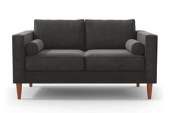 Samson Apartment Size Sofa :: Leg Finish: Pecan / Size: Apartment Size - 74&quot;w