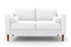Samson Apartment Size Sofa :: Leg Finish: Pecan / Size: Apartment Size - 74&quot;w