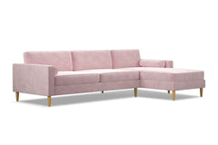 Samson 2pc Sectional Sofa :: Leg Finish: Natural / Configuration: RAF - Chaise on the Right