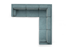 Samson 2pc L-Sectional Sofa :: Leg Finish: Espresso