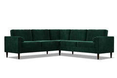 Samson 2pc L-Sectional Sofa :: Leg Finish: Espresso