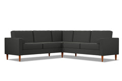 Samson 2pc L-Sectional Sofa :: Leg Finish: Pecan