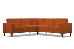 Samson 2pc L-Sectional Sofa :: Leg Finish: Espresso