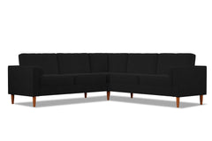 Samson 2pc L-Sectional Sofa :: Leg Finish: Pecan