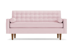 Saturn Apartment Size Sofa :: Leg Finish: Pecan / Size: Apartment Size - 68.5&quot;w