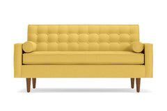 Saturn Apartment Size Sofa :: Leg Finish: Pecan / Size: Apartment Size - 68.5&quot;w