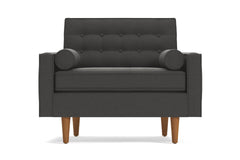 Saturn Chair :: Leg Finish: Pecan