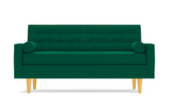 Saturn Loveseat :: Leg Finish: Natural / Size: Loveseat - 56.5&quot;w