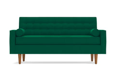 Saturn Loveseat :: Leg Finish: Pecan / Size: Loveseat - 56.5&quot;w