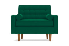 Saturn Chair :: Leg Finish: Pecan