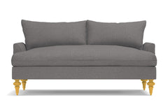Saxon Apartment Size Sofa :: Leg Finish: Natural / Size: Apartment Size - 72&quot;w