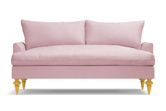 Saxon Apartment Size Sofa :: Leg Finish: Natural / Size: Apartment Size - 72&quot;w