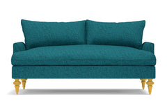 Saxon Apartment Size Sofa :: Leg Finish: Natural / Size: Apartment Size - 72&quot;w