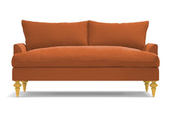 Saxon Apartment Size Sofa :: Leg Finish: Natural / Size: Apartment Size - 72&quot;w