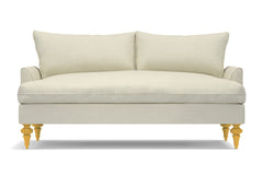 Saxon Apartment Size Sofa :: Leg Finish: Natural / Size: Apartment Size - 72&quot;w