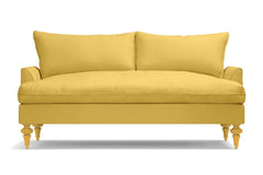 Saxon Loveseat :: Leg Finish: Natural / Size: Loveseat - 66&quot;w