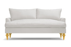 Saxon Apartment Size Sofa :: Leg Finish: Natural / Size: Apartment Size - 72&quot;w
