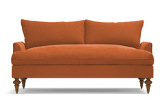 Saxon Loveseat :: Leg Finish: Pecan / Size: Loveseat - 66&quot;w