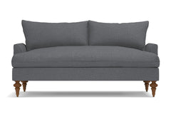 Saxon Apartment Size Sofa :: Leg Finish: Pecan / Size: Apartment Size  - 72&quot;w