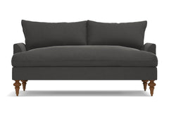 Saxon Apartment Size Sofa :: Leg Finish: Pecan / Size: Apartment Size  - 72&quot;w