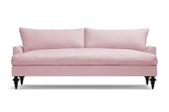 Saxon Velvet Sofa :: Leg Finish: Espresso