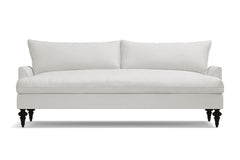 Saxon Velvet Sofa :: Leg Finish: Espresso