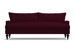 Saxon Velvet Sofa :: Leg Finish: Espresso