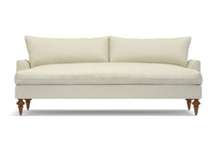 Saxon Sofa :: Leg Finish: Pecan