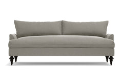 Saxon Velvet Sofa :: Leg Finish: Espresso
