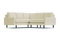 Scott 2pc L-Sectional Sofa :: Leg Finish: Espresso