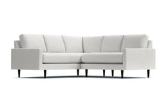 Scott 2pc L-Sectional Sofa :: Leg Finish: Espresso